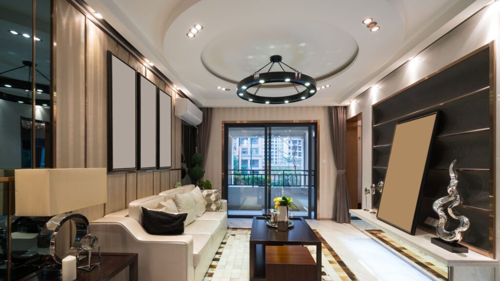 Creative False Ceilings Bring Timeless Elegance to Your Living Room